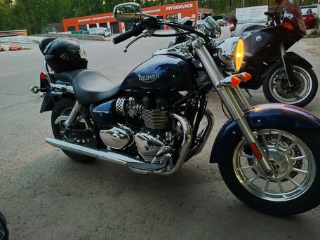 2015 Triumph America, синий, 550000 рублей, вид 4