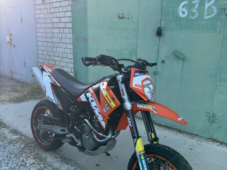 2005 KTM 640 LC4 Supermoto, оранжевый, 400000 рублей, вид 2