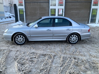 2007 Hyundai Sonata ТагАЗ IV (EF) Рестайлинг, серебристый, 550000 рублей, вид 4