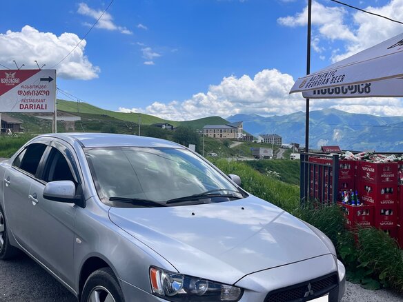 2008 Mitsubishi Lancer X, серебристый, 650000 рублей