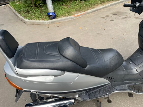 1999 Suzuki Burgman (SkyWave) 400, серебристый - вид 7