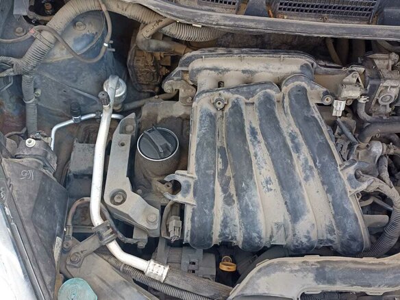 2010 Nissan Note I Рестайлинг, серый - вид 13