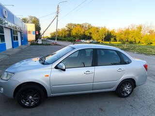 2013 Lada (ВАЗ) Granta I, серебристый, 380000 рублей, вид 5