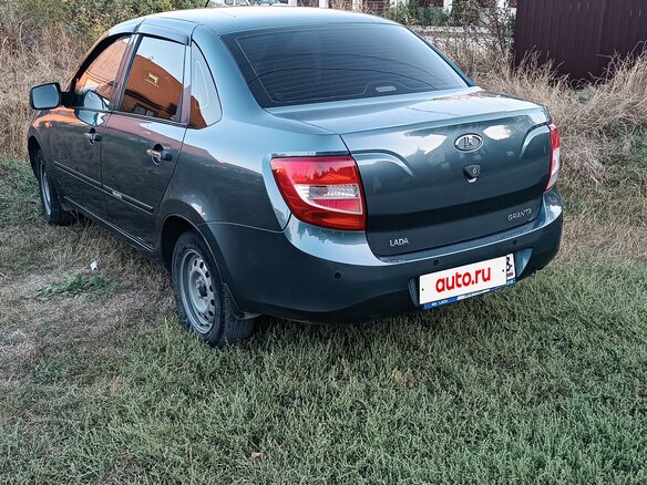 2014 Lada (ВАЗ) Granta I, серый, 550000 рублей - вид 3