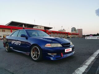 2000 Toyota Mark II VIII (X100), синий, 1100000 рублей, вид 1