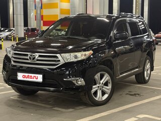 2012 Toyota Highlander II (XU40) Рестайлинг, чёрный, 2800000 рублей, вид 1