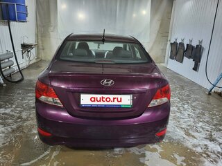 2011 Hyundai Solaris I, фиолетовый, 650000 рублей, вид 5