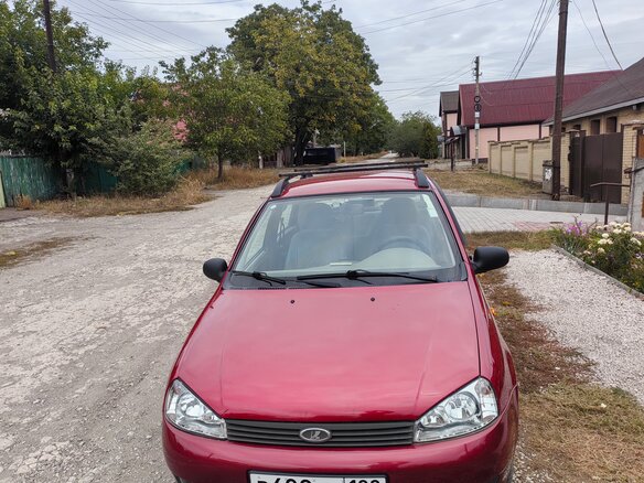 2007 Lada (ВАЗ) Kalina I, красный, 300000 рублей
