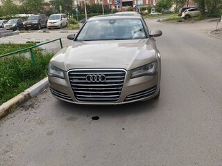 2011 Audi A8 Long III (D4), бежевый, 1700000 рублей, вид 1