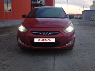 2011 Hyundai Solaris I, красный, 735000 рублей, вид 1