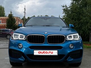 2018 BMW X6 30d II (F16), голубой, 5450000 рублей, вид 2