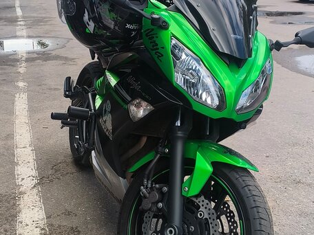 2016 Kawasaki Ninja 400, зелёный, 550000 рублей, вид 1