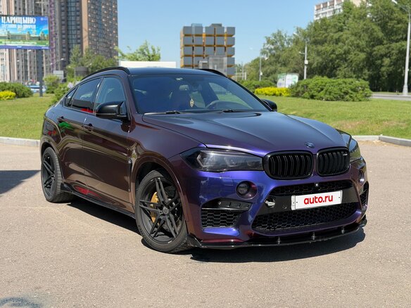 2015 BMW X6 M II (F86), чёрный, 5754321 рублей - вид 1