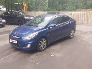 2011 Hyundai Solaris I, синий, 1000000 рублей, вид 1