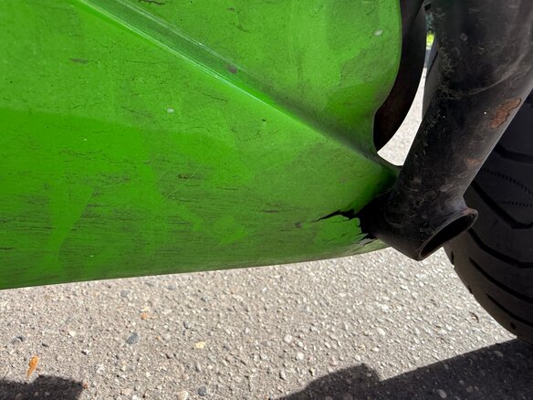 2013 Kawasaki ER-4F (Ninja 400R), зелёный, 450000 рублей - вид 14