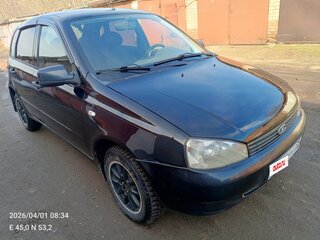 2012 Lada (ВАЗ) Kalina I, чёрный, 265000 рублей, вид 1