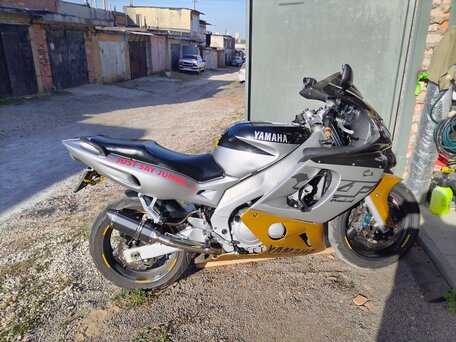 2000 Yamaha YZF600R Thundercat, серебристый, 405000 рублей, вид 3