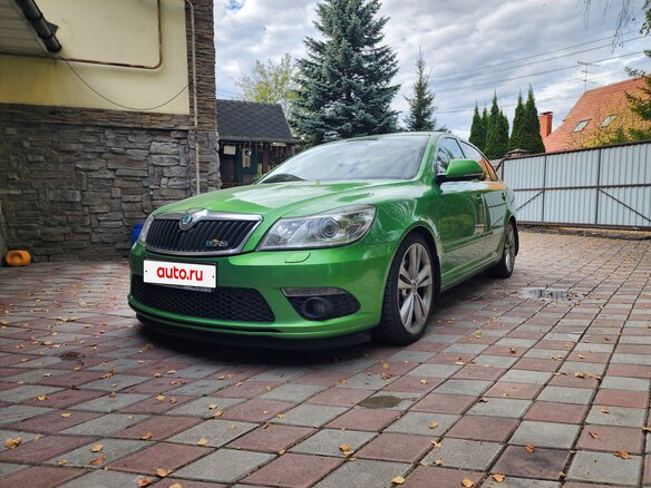 2012 Skoda Octavia RS II Рестайлинг, зелёный, 1770000 рублей - вид 8