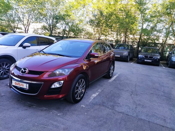 2011 Mazda CX-7 I Рестайлинг, красный, 1300000 рублей - вид 3