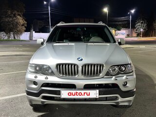 2005 BMW X5 4.4i I (E53) Рестайлинг, серебристый, 1000000 рублей, вид 2