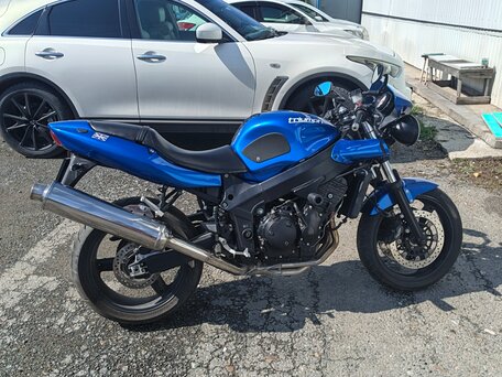 2002 Triumph Speed Four, синий, 320000 рублей, вид 4