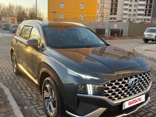 2021 Hyundai Santa Fe IV Рестайлинг, зелёный, 3140000 рублей, вид 3