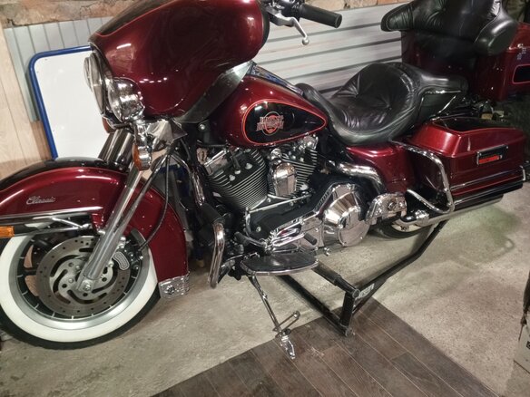 2001 Harley-Davidson Electra Glide, красный, 750000 рублей - вид 2