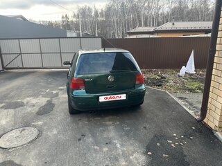 1999 Volkswagen Golf IV, зелёный, 235000 рублей, вид 5