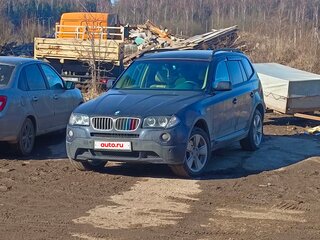 2009 BMW X3 25i I (E83) Рестайлинг, синий, 900000 рублей, вид 2