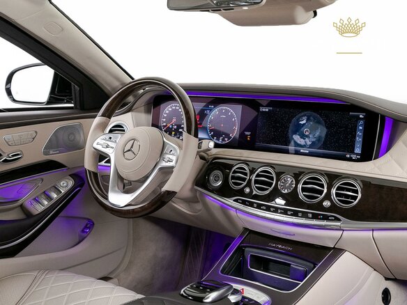2018 Mercedes-Benz Maybach S-Класс S650 Guard I (X222) Рестайлинг, чёрный - вид 7