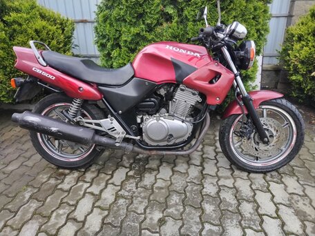 1996 Honda CB 500, красный, 190000 рублей, вид 3