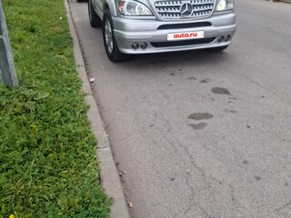 2002 Mercedes-Benz M-Класс 400 I (W163) Рестайлинг, серебристый, 830000 рублей, вид 2