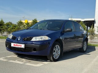 2008 Renault Megane II Рестайлинг, синий, 420000 рублей, вид 1