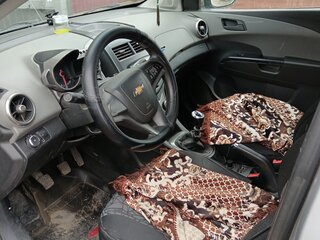 2012 Chevrolet Aveo II, серебристый, 800000 рублей, вид 5