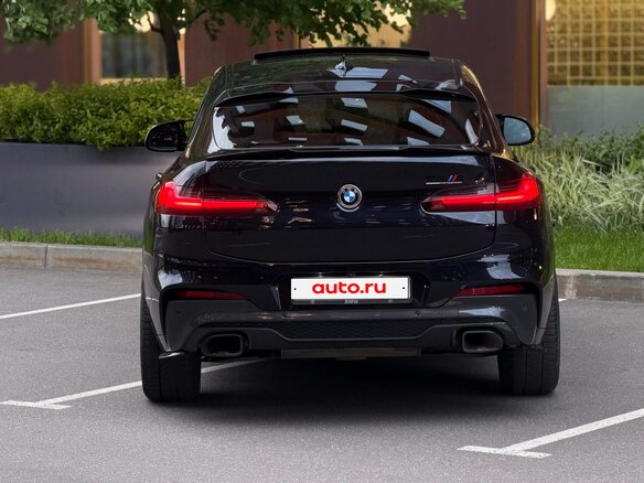 2019 BMW X4 20i II (G02), синий, 4000000 рублей - вид 4