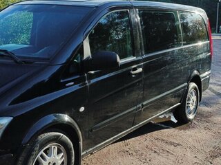 2011 Mercedes-Benz Vito 113 CDI L2 II (W639) Рестайлинг, чёрный, 1750000 рублей, вид 3