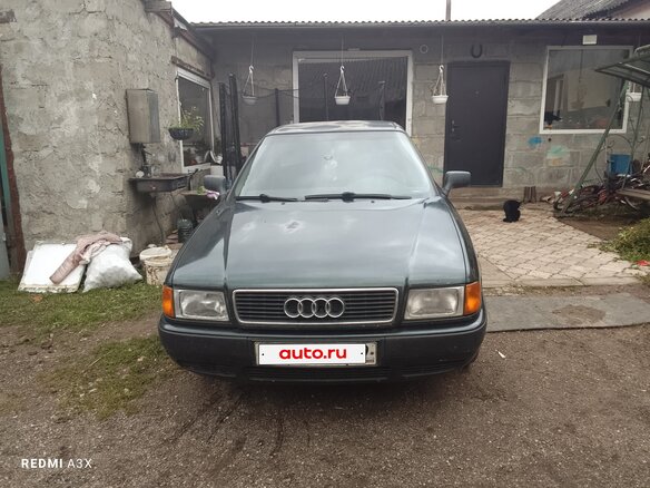 1994 Audi 80 V (B4), зелёный, 400000 рублей