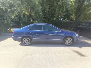 2008 Volkswagen Passat B6, синий, 370000 рублей, вид 3
