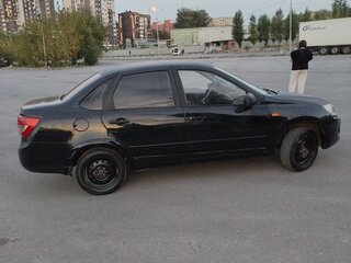 2012 Lada (ВАЗ) Granta I, чёрный, 340000 рублей, вид 4
