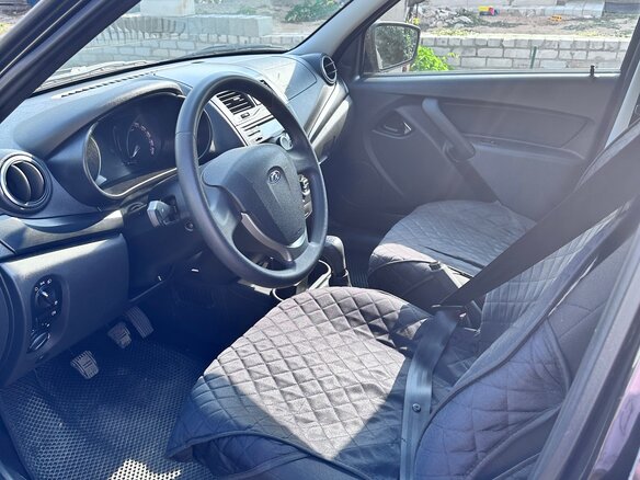 2024 Lada (ВАЗ) Granta I Рестайлинг, чёрный, 950000 рублей - вид 4