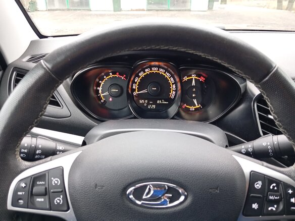 2021 Lada (ВАЗ) Vesta I, синий, 1150000 рублей - вид 9