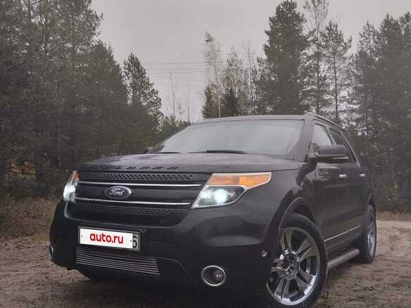 2012 Ford Explorer V, чёрный, 1273572 рублей - вид 1