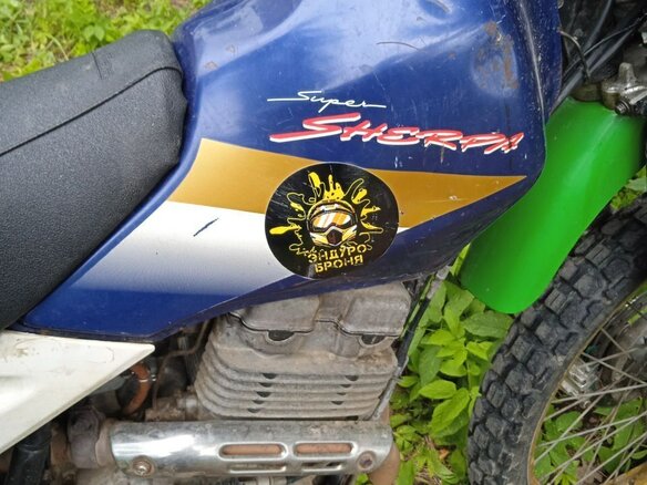 2000 Kawasaki KL 250, синий, 180000 рублей - вид 1
