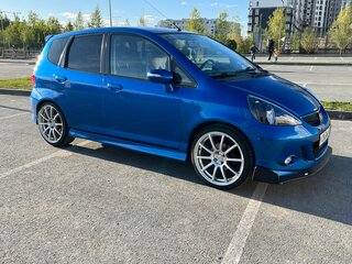 2007 Honda Jazz I Рестайлинг, синий, 1000000 рублей, вид 4