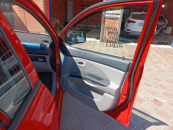 2007 Kia Picanto I Рестайлинг, красный, 470000 рублей - вид 9