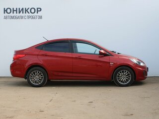 2012 Hyundai Solaris I, красный, 549000 рублей, вид 4
