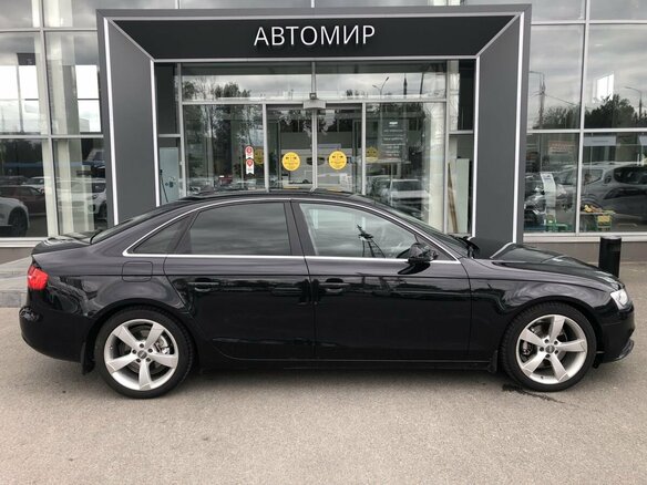 2013 Audi A4 IV (B8) Рестайлинг, чёрный - вид 3