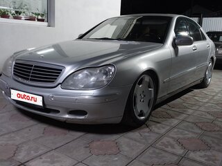 1999 Mercedes-Benz S-Класс 430 IV (W220), серебристый, 650000 рублей, вид 1