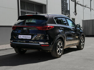 2019 Kia Sportage IV Рестайлинг, чёрный, 1855000 рублей, вид 4