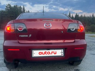 2008 Mazda 3 I (BK) Рестайлинг, красный, 620000 рублей, вид 4